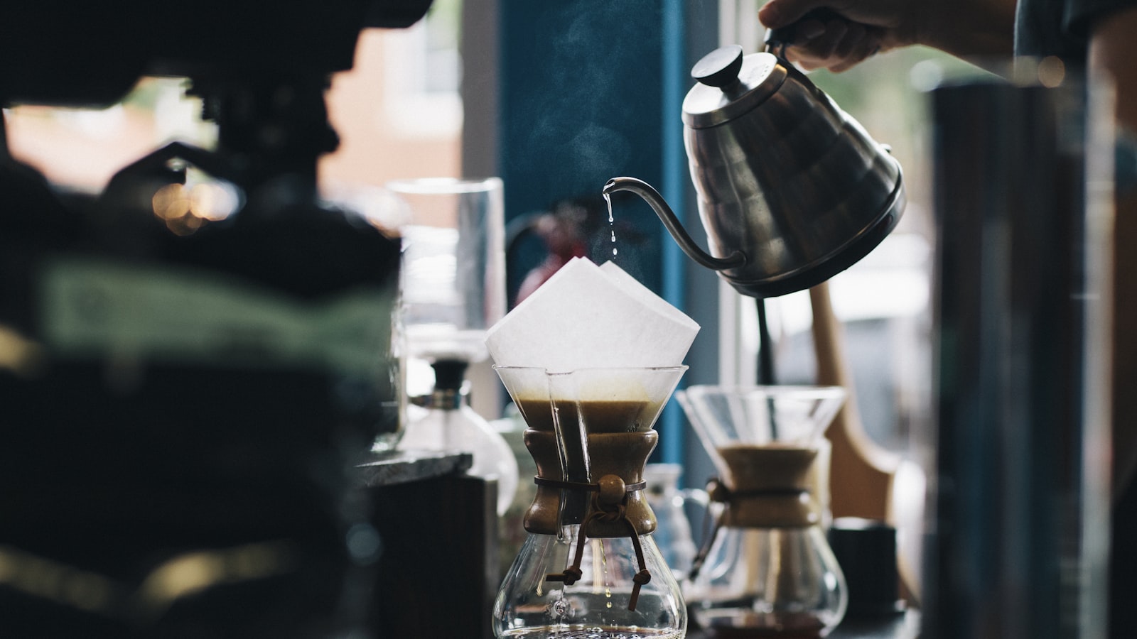A small cup of traditional coffee served with accompaniments